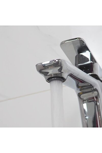 Alim خلاط حوض طويل - مقبض واحد موفر للمياه من الكروم