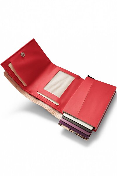 Newish Polo RFID Featured Wallet Credit Card Holder with Mechanism - Artificial Leather