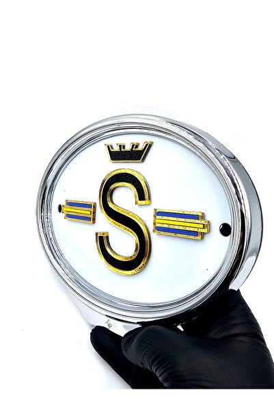 BsElektronik Etiketçilere Özel Oval Çerçeveli Kral Tacı Kabartmalı S Harfi Ül...