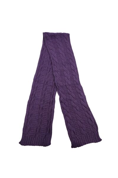 AXE SPORTSWEAR Winter Soft Textured Wool Hair Knitting Pattern Thick Knitwear Tuşe Scarf and Beanie 2-Piece Set