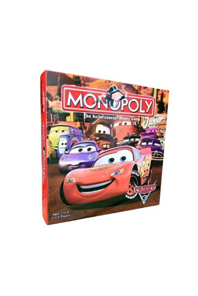 OEM Monopoly Junior: Cars Edition – Fast-Paced Kids Board Game