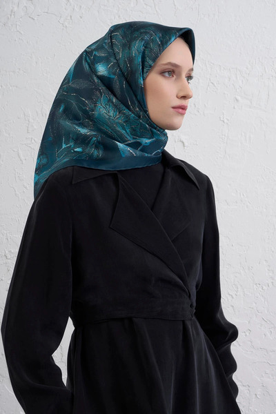 Armine Μεταξωτό μαντήλι με σχέδιο λουλουδιών -2025/2026 -9409D 04