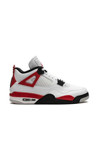 JORDAN Men's Air 4 Red Cement Red-White Sports Shoes