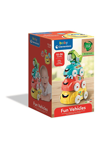 CARS Fun Vehicle construction toy for children 4 pcs Clementoni