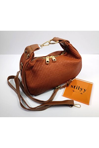 stilyy Brown Color Straw Model Women's Bag