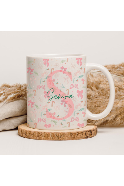 Lion Baskı ve Organizasyon Yılbaşı temalı kişiye özel kupa