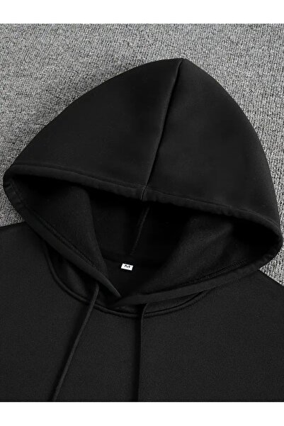 LAYORA Kanji Printed Hooded Sweatshirt for Men