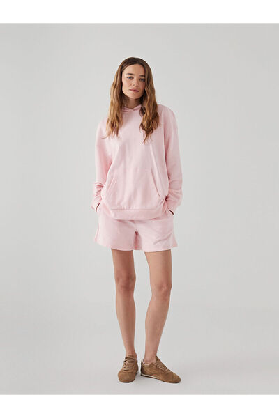 LC Waikiki Pink Women's Shorts with Elastic Waist