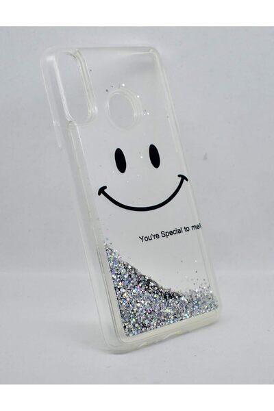 Generic Glitter Liquid Personalized Clear Silicone Gel TPU Shockproof Phone Cover for Samsung Galaxy A20S (S