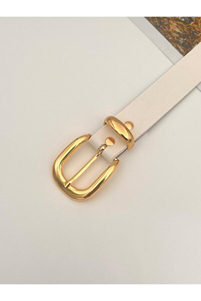 Mynoa Gold Bridge Buckle Women's Belt, Jacket Belt, Trouser Belt.