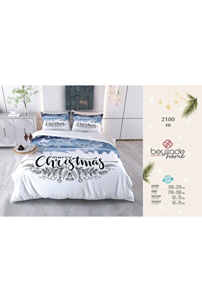 BEYZADE HOME New Year's Bedding Set Christmas Special Series Double Size 2100
