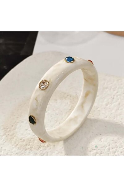 ACAR TAKI Vintage Stone Bracelet-White Acr7902