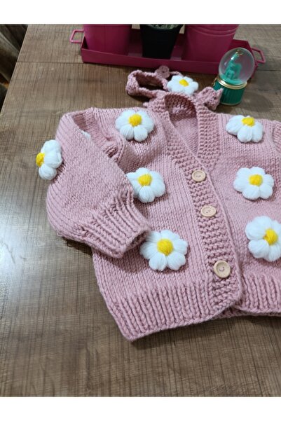 EL ÖRGÜSÜ CİCİ BEBE HAND KNITTED KIDS CARDIGAN