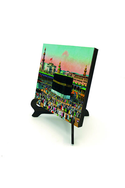 Sadrazam منصة خشبية من نوع MDF بتصميم عصر العثمانيين مكة-الحرم مطبوع مقاس 10س...