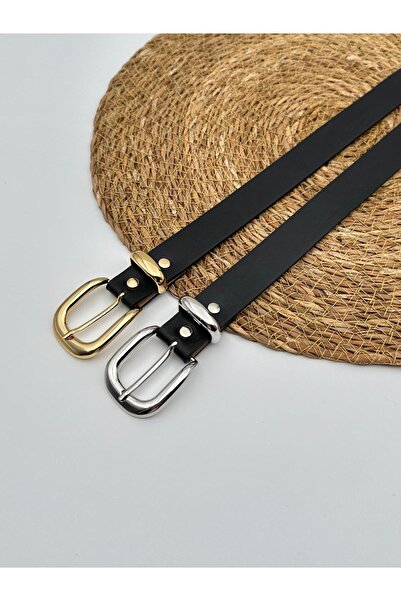 Mynoa Set of 2/Gold Bridge Buckle Women's Belt, Jacket Belt, Trouser Belt.