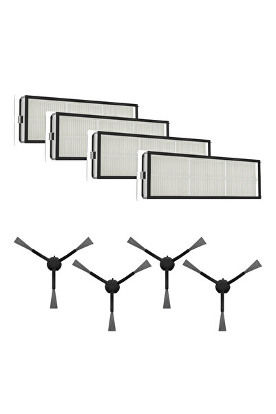 ROPALDE Xiaomi Vacuum Mop 2 Ultra (Stytj05Zhmhw) Robot Vacuum Cleaner Compatible Set of 8 - Spare Parts Set