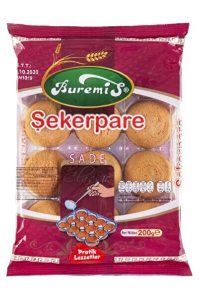 buremis Desert Turcesc Șekerpare 200 g – Prăjitură în Sirop – Ușor de Prepara...