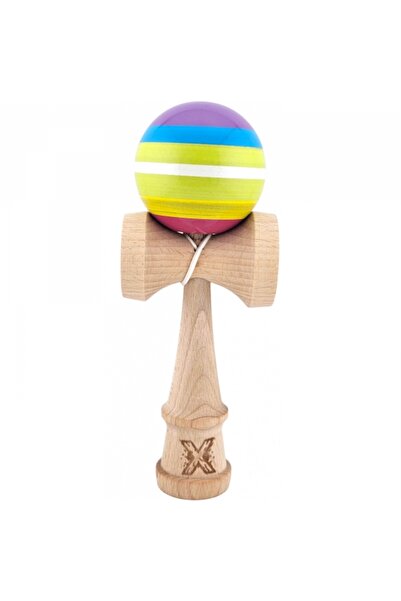 OEM Kendama X Original, Professional, Wooden, Super Sticky, 18 cm, Multicolor