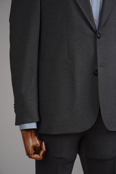 Kadir Büyükkaya Gofre Kumaştan Üretilmiş Erkek Jogger Takım Elbise-KAW1800S