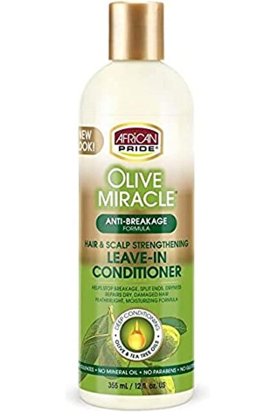 african pride بلسم أوليف ميراكل للشعر بدون شطف، 12 أونصة