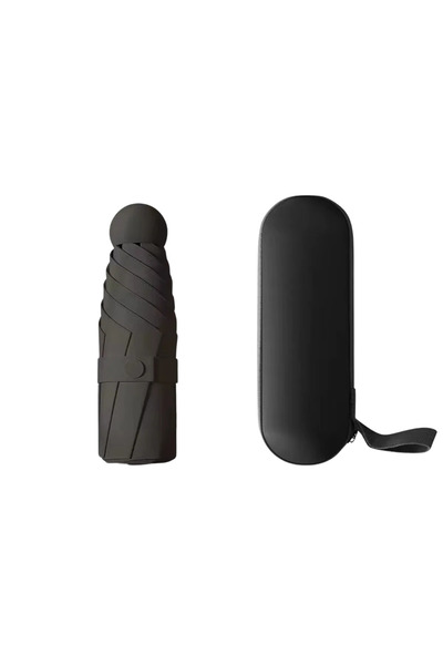 Şeker Ofisi Mini Kapsül Şemsiye Özel Kılıflı, Su Geçirmez Ve Taşınabilir Model 6 Telli Ve UV Korumalı