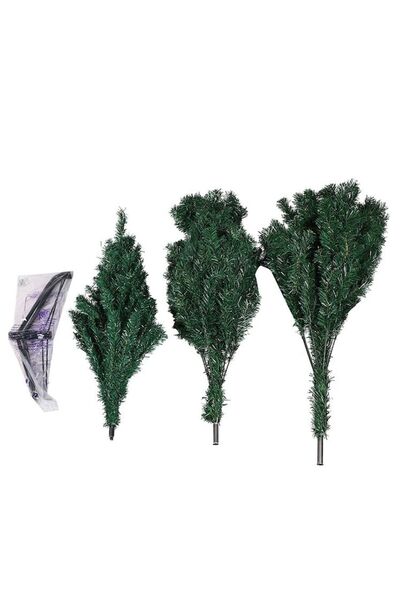 SEL.ACCESSORY Artificial Christmas Tree 240 cm with Metal Stand