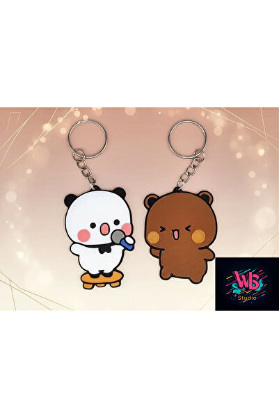 WLS studio مجموعة سلسلة المفاتيح بوبو ودودو الإصدار الثاني