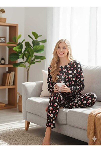 lindros SUEDE PAJAMA SET