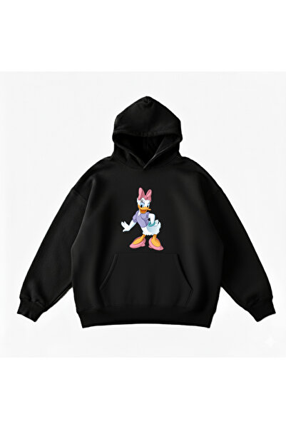 Maki Home Makiteks Bumbac negru unisex cu buzunar cangur cu glugă Confortabil...