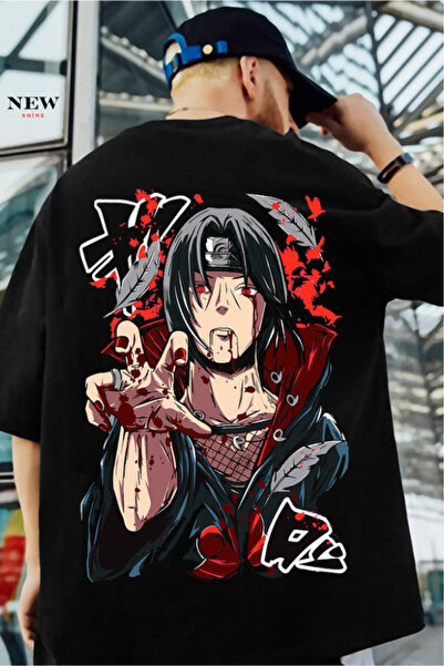 New Shine Μπλουζάκι Anime Printed Oversize