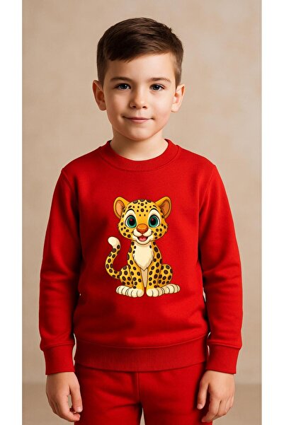 playwear Παιδικό Φούτερ Σετ ΡΟΥΧΩΝ BENEKLİ CITA με στάμπα για κορίτσια και αγ...