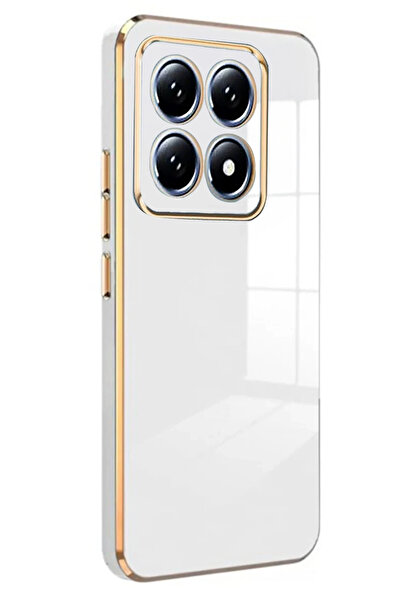 cepmoda حافظة هاتف شاومي مي 14 تي برو مع حماية لقسم الكاميرا، خطوط ذهبية لامع...