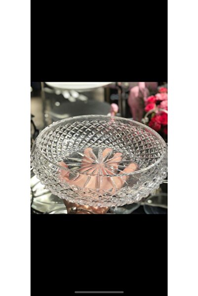 Glowvera Crystal Cut Salad Bowl 22 Cm