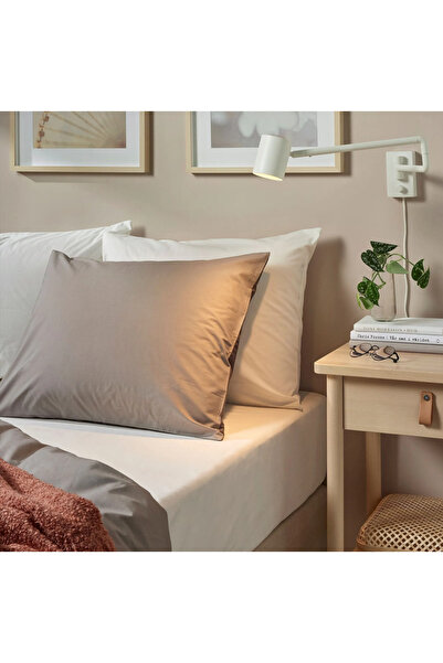 IKEA Ullvide Fitted Sheet, White, 180X200 cm