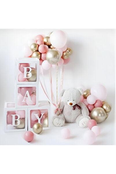 Öztürkpartievi Baby Balon Kutusu Doğum Günü 1 Yaş Kutlama Hastane Odası Süsle...