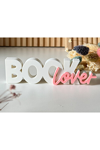 craftopya Book Lover Kitaplık Süsü- Dekor