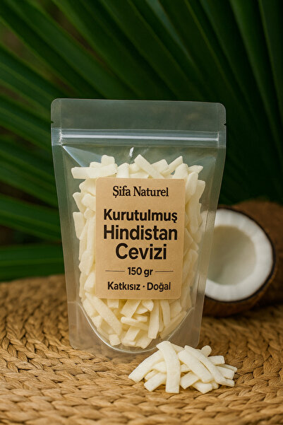 Velit Şemin Şifa Naturel Şifa Naturel Kurutulmuş Hindistan Cevizi Şerit 150 g...