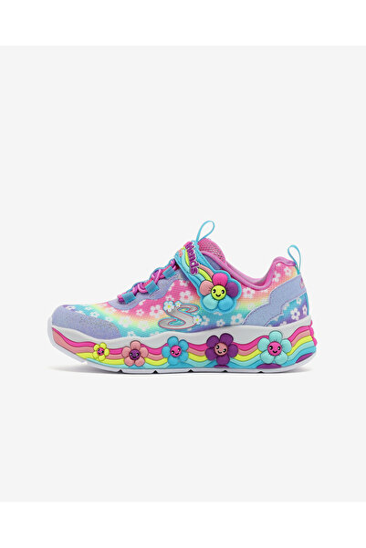 SKECHERS FLOWER FRİENDS Büyük Kız Çocuk Mavi Spor Ayakkabı 303624L BLMT