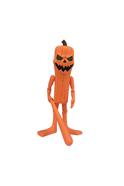 Zigluti Jucărie articulată 3D Thug Tung Sahur de Halloween - Italian BrainRot - Plastic