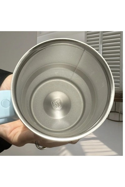 Generic Large Capacity Straw Insulated Cup Cute Letter Water Cup Can Car Cup Portable Handle Water Cup