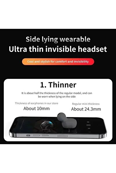 Generic Wireless Earphones Headphones Noise Reduction Sleep Bluetooth HIFI Stereo Music Headset