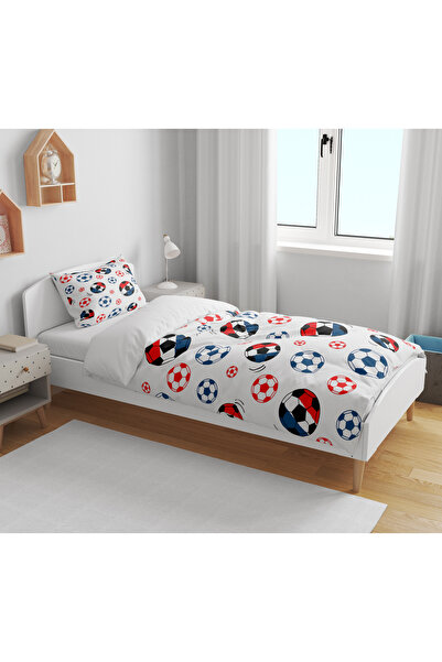 Home Football Sports Themed 3D Digital Printed Single Person Sheetless Boys' Duvet Cover Set Sleeping Set