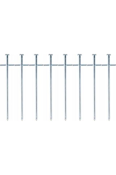 CAMP ACTIVE أوتاد خيمة تخييم متينة من الفولاذ المقاوم للصدأ، 8 قطع، 17.5 سم