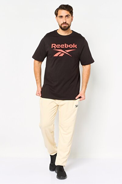 Reebok Men Sportswear Fit Short Sleeve Outdoor T-Shirt, Black