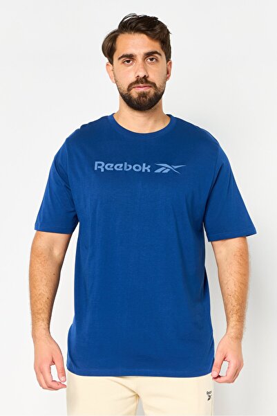 Reebok Men Sportswear Fit Short Sleeve Outdoor T-Shirt, Blue