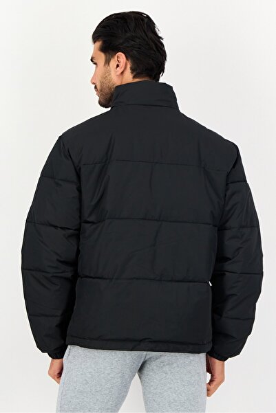 hummel Men Sportswear Fit Long Sleeve Outdoor Bomber Jacket, Black