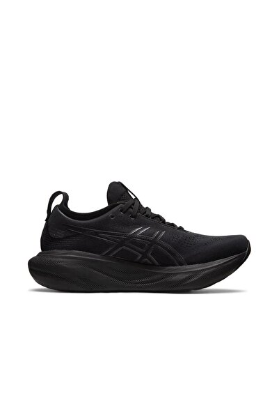 Asics Tiger Men and Women Gel-Nimbus 25 Outdoor Running Sneakers All Black