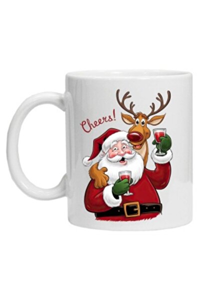 CRD PRINT Personalized printed mug "Funny Santa Claus", model 10,
