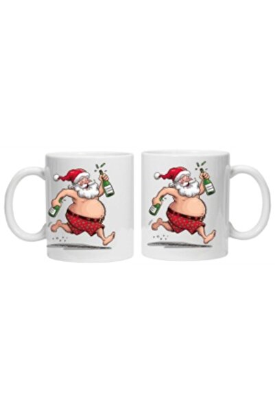 CRD PRINT Personalized mug with 'Funny Santa' print, model 13 -