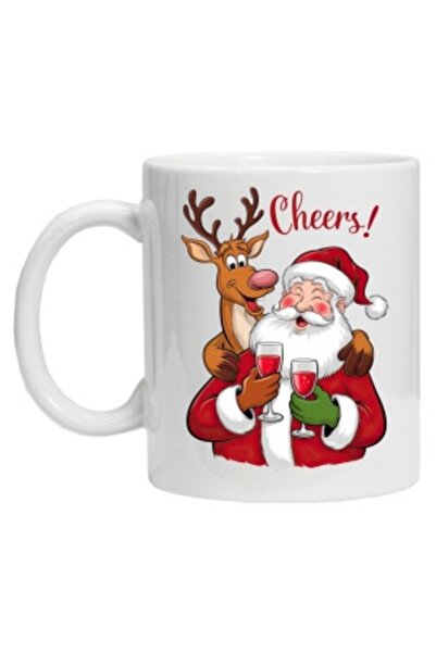 CRD PRINT Personalized mug with "Funny Santa" print, model 9,